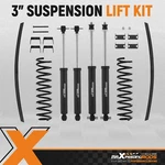 Maxpeedingrods 3" Lift Kit W/ Add-a-leaf Springs For Jeep Cherokee Xj 1984-2001. Fixed Price $947.70.