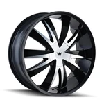 Mazzi 337-22811b Edge 337 Gloss Black Machined 22x8.5 5-110/5-115 35mm. Fixed Price $375.99.