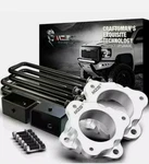 Mzs Leveling Kit 3" Front Strut Spacers And Rear Lift Block Compatible 6088 B. Fixed Price $65.00.