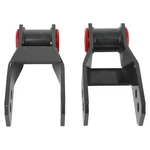 For 1984-2000 2001 Jeep Cherokee Xj 1-2" Leveling Rear Shackle Adjustable Kits. Fixed Price $32.76.