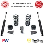 Maxtrac 4.5" Rear Lift Kit W/ Shocks For 2009-2018 Dodge Ram 1500 2wd #902445. Fixed Price $527.17.