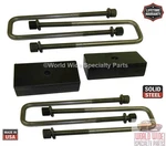 Suspensionmaxx 2" Rear Block & U-bolt Kit For 88-00 Silverado Sierra K2500/k3500. Fixed Price $149.99.