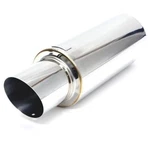 Blox Racing Bxex-00100 Universal N1 Muffler - Angled Tip New. Fixed Price $116.80.