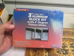 Ride Effex 3" Light Duty Aluminum Block Kit With 2 Degree Pinion Shims New. Fixed Price $18.00.