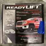 Readylift 2.25" Front Leveling Kit Fits 2007-2018 Silverado Sierra 1500 6-lug. Fixed Price $209.95.