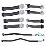 Maxpeedingrods 10pc Control Arm + Track Bar Kit For Jeep Wrangler Jk/jku 2007-18. Fixed Price $507.84.