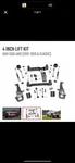4 Inch Lift Kit Dodge Ram 1500 4wd. Fixed Price $850.00.