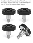 4pcs 38mm Shaft Screw Up Car Lift Feet Pads, 4-9cm Plus-high Rubber Tra. Fixed Price $129.99.