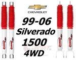 Rancho Rs5000x Series Front + Rear Shocks For 99-06 Chevrolet Silverado 1500 4wd. Fixed Price $295.56.