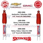 Skyjacker Shock Pair Front Lift For 3-4" Sierra / Silverado 2-4" Tahoe Yukon. Fixed Price $134.94.