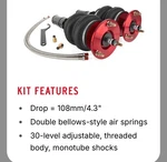 Air Lift Suspension Kit. Brand New Unopened. This Is Front And Rear .. Fixed Price $1250.00.