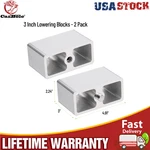 Leaf Spring Lowering Block Kit Fit For Ride Height 3 Inch Universal Aluminum. Fixed Price $34.99.