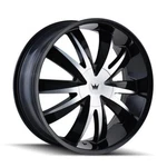 Mazzi Wheel - Edge 337 Gloss Black Machined 337-22811b. Fixed Price $367.86.