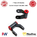 Maxtrac 1" Rear Lift Shackles For 2004-2014 Ford F-150 2wd / 4wd #713120. Fixed Price $101.82.