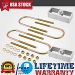 New Universal Leaf Spring Lowering Block Kit 1" Drop With U-bolts & Hardware Usa. Fixed Price $40.99.