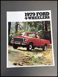 1979 Ford 4-wheelers 4wd Pickup Truck Sales Brochure Catalog - F-150 F-250 4x4. Fixed Price $19.16.