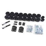 Zone Offroad Black 1.5" Indestructible Body Lift Kit For Silverado Sierra 1500. Fixed Price $163.95.