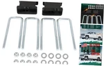 4 Inch Rear Lift Blocks Kit With 9 In Ubolts 2007-2018 For Chevy 235mm. Fixed Price $82.50.