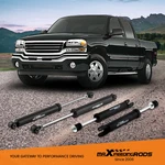 Maxpeedingrods Front + Rear Shocks 0-6" Lift For Chevy Silverado 1500 1999-2006. Fixed Price $169.56.