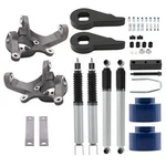 Front 4''-6" Rear 2'' Lift Kit W/ Shocks + Spindles For Chevy Tahoe 2wd 2000-06. Fixed Price $425.17.