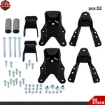 Rear Leaf Spring Forward Rearward Shackle Hanger Bracket Kit For 83-97 Ford F350. Fixed Price $104.64.