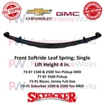 Skyjacker Softride Leaf Spring Single 4" Front Lift For 73-91 Gmc, Chevrolet 4wd. Fixed Price $234.85.