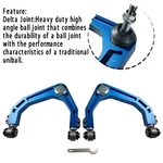 Blue Aluminum Upper Control Arms Uca 2-4" Lift Kit For 2007-2014 Tahoe Suburban. Fixed Price $278.94.