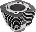 Black Texture & Silver Fin Cylinder Harley Davidson Twin Cam 99-17 103". Fixed Price $264.66.