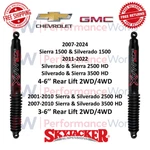 Skyjacker Shock Pair Rear Lift For Silverado/ Sierra 1500 2500hd 3500hd 2wd, 4wd. Fixed Price $155.67.