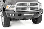 Rough Country 10785 Heavy Duty Black Front Bumper For 10-18 Ram 2500/3500. Fixed Price $1631.95.