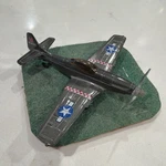 Us P51d Mustang Diecast Plane No. 93105 Rough Tough Super Airforce. Fixed Price $13.99.