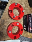 F150-2.5red Ford F150 Leveling Spacer Motofab. Fixed Price $50.00.