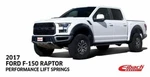 Eibach E30-35-038-01-20 Pro Lift Kit For 17-18 Ford F-150 Raptor - Qty 2. Fixed Price $359.10.