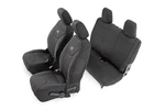 Rough Country Front/rear Seat Covers Black For 13-18 Jeep Jk 2dr. Fixed Price $239.95.