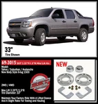 Readylift 69-3015 2.25"f / 1.5"r Sst Lift Kit Gm Suv 1500s Slver Tires Up To 33". Fixed Price $225.05.