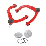 Rough Country Red Forged Upper Control Arms & Joint Caps For 19-26 Sierra 1500. Fixed Price $374.90.