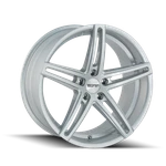 20x10 Touren Tr73 Gloss Silver/milled Spokes Wheel 5x120 (40mm). Fixed Price $321.30.