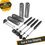 Zone Offroad J12n 3" Suspension System For 2007-2018 Jeep Wrangler Jk 2-door. Fixed Price $536.53.
