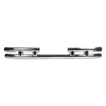 For Jeep Wrangler 87-06 Rugged Ridge 3" Full Width Polished Rear Tubular Bumper. Fixed Price $399.99.