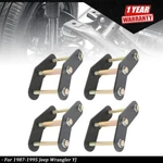 Set Of 4 Shackles 1.5" Front + Rear Level Lift Kit For Jeep Wrangler Yj 1987-95. Fixed Price $46.43.