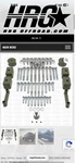 Hrg Off-road 1.5 Inch (38mm) Subframe Kit For 1997-2001 Honda Cr-v. Fixed Price $300.00.