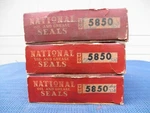 Set Of (2) Vintage (nos) "national" Brand Chevy Large Truck Axle/pinion Seals. Fixed Price $9.95.
