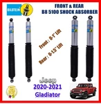 Bilstein Front / Rear B8 5100 0-1.5" Shock Absorbers For 20-21 Jeep Gladiator. Fixed Price $392.54.