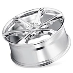 1 New 24x9.5 Mazzi Stilts Chrome Wheel/rim 5x115 Et18 371-24918c. Fixed Price $521.74.