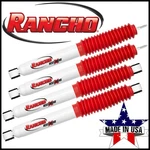 Rancho Front & Rear Suspension Shocks Set 01-10 Silverado Sierra 2500hd 0" Lift. Fixed Price $289.95.