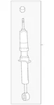 Genuine Toyota Suspension Shock Absorber 48510-8z537. Fixed Price $183.90.
