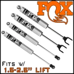 Fox 2.0 Front & Rear Ifp Shocks 2020-2026 Silverado Sierra 2500 3500 W/1.5-2.5". Fixed Price $839.95.