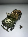 1951 Arnold Toys Us Army Tin J2100 Military Police Jeep Made In Zone Germany. Fixed Price $299.99.