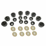 Prothane 7-141bl Cab Mount Body Bushing Kit; Polyurethane; Black. Fixed Price $193.59.