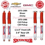 Skyjacker Hydro Shocks Set 1.5-3" Front & 3-4" Rear For Blazer, Jimmy, C10, C30. Fixed Price $269.88.